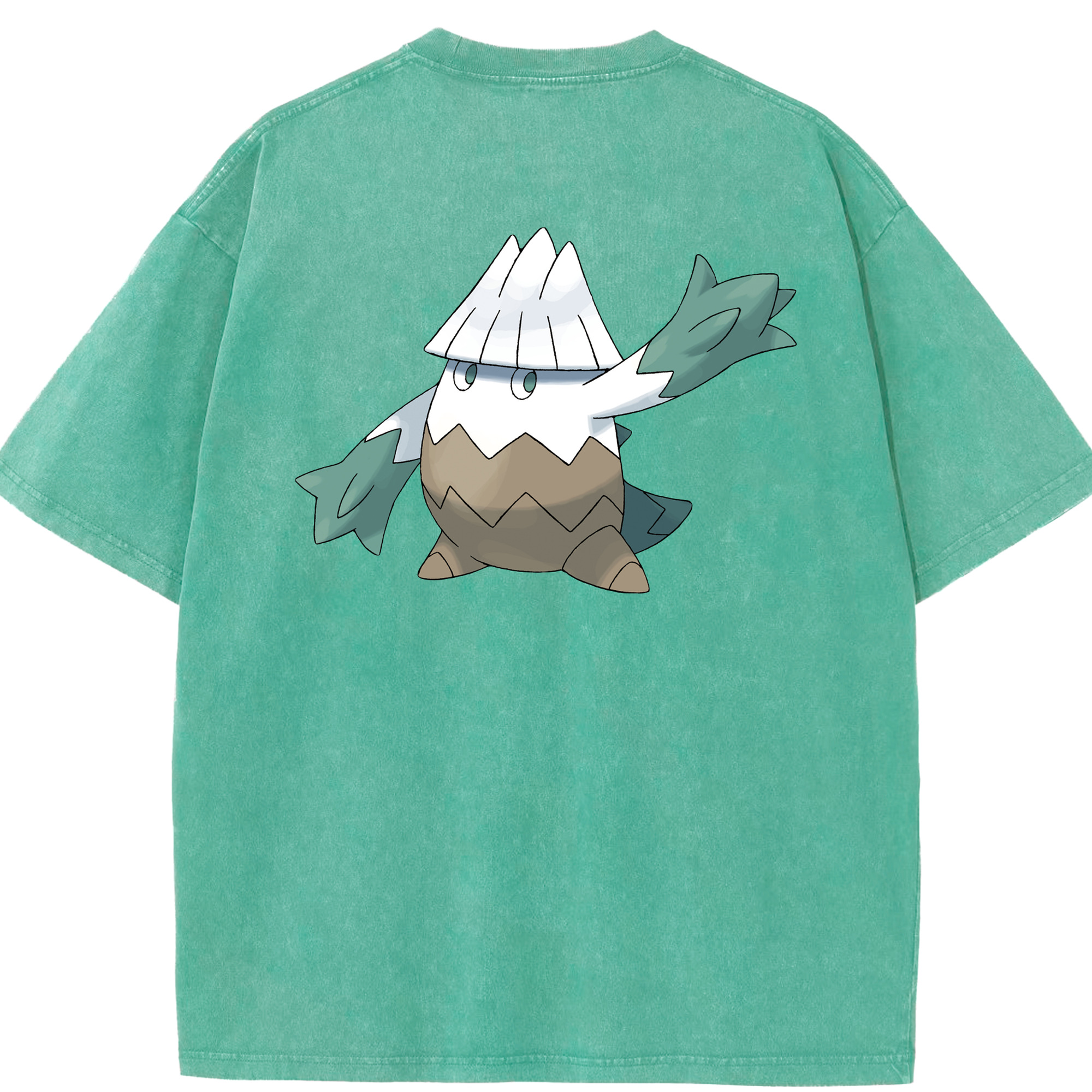 （画像用） ポケットモンスター Pokémon 綿100% ヴィンテージ風 半袖Tシャツ（背面プリント）